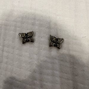 butterfly stud earrings